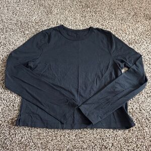 lululemon athletica Black Long Sleeve Tee